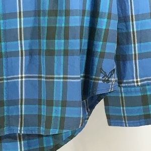 American Eagle Outfitters Shirts - American Eagle blue flannel athletic fit sz XL American Eagle Outfitters Shirts - American Eagle blue flannel athletic fit sz XL